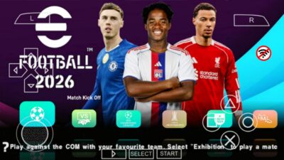 eFootball PES 2026 ISO PPSSPP V4.5: Download para Android Offline
