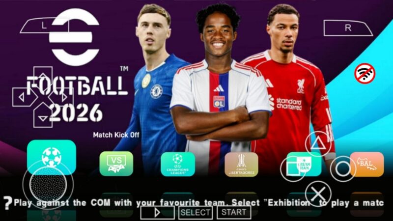 eFootball PES 2026 ISO PPSSPP V4.5: Download para Android Offline