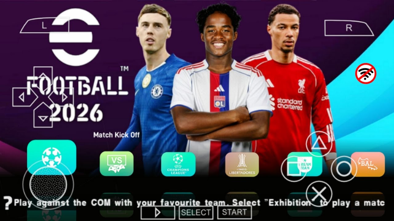 eFootball PES 2026 ISO PPSSPP V4.5: Download para Android Offline